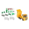 Sanitation Truck Toys Kit Sprinkler Car Garbage Truck Toys, DIY Parts for Boys