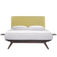 thumbnail image 5 of Modway Tracy 3-Piece MDF and Rubberwood Queen Bedroom Set in Cappuccino/Green, 5 of 5