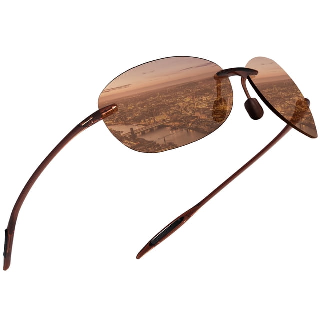 Gafas de Sol WISTON W8002 Polarizadas TR90 Sin Montura para Hombre y Mujer