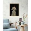 thumbnail image 3 of Drsoum 16x24in Vintage Canvas Wall Art Home Decor Medieval Lady Fashion Room Decor for Hallway Living Room - Natural Framed, 3 of 6