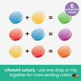 thumbnail image 5 of Honeysticks Bath Color Tablets for Kids - Non Toxic Bathtub Color Drops Made with Natural and Food Grade Ingredients - Fragrance Free - Fizzy, Brightly Colored Bathtime Fun, Great Gift Idea - 36 Drops, 5 of 7