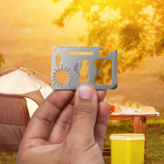 Weekend Warrior 12 in 1 Wallet Multi Tool Credit Card Size Pocket Bottle Opener Knife Screwdriver