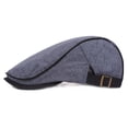 thumbnail image 2 of Newsboy Hats Cotton Flat Cap Newsies Hats for Men Adjustable Newsboy Driving Hat Newsboy Flat Cap, 2 of 7