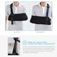 thumbnail image 3 of WALFRONT Arm Sling For Shoulder - Arm Sling Shoulder  - Arm Sling Extra Large - Medical Bracing High Pouch Support Strap Fit Left And Right Arm Lightweight Breathable Adjustable, 3 of 9