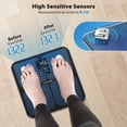 thumbnail image 3 of ABLEGRID Báscula de Baño Digital Inteligente y Precisa con Aplicación Bluetooth, Negra, Capacidad Para 400 lb, 3 of 8