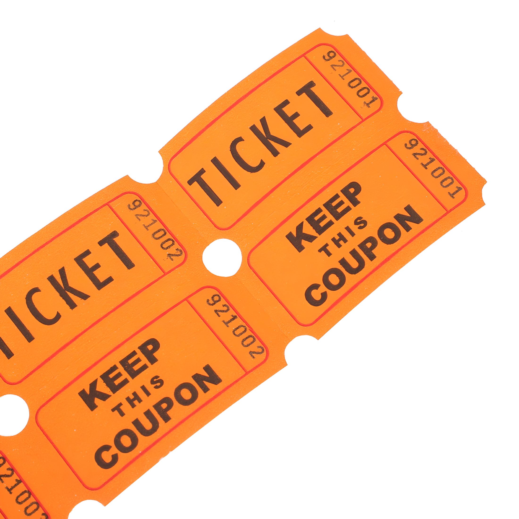 CCOCC 2026 New 1 Roll of Raffle Tickets Universal Tickets Roll Tickets Label Roll for Raffle, Lottery, Events, Parties, Fundraising, School, Church, Community