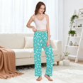 thumbnail image 5 of Dailycode Women's Pajama Pants Wide Leg Lounge Pj Bottoms With Pockets Dog Bones, 5 of 7