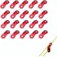 thumbnail image 1 of Sourcemall 20 piezas de cordón Guyline de aleación de aluminio, ajustador Guyline, tensores Guyline de cuerda para tienda de campaña - Longziming rojo, 1 of 5