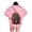 Pink, variant on NinXxx Women's Word Graphic Hoodie Sweatshirt Long Sleeve Pullover Top Black S