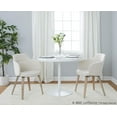 thumbnail image 3 of Boyne Chair, Upholstered Dining Chairs, Contemporary Dining Chair, Kitchen Chairs for Dining Table, Dining Chairs Set of 2 (Cream Noise Fabric), 3 of 6