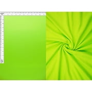 Fabric Selection Inc Poly Span Dty Brushed Solid  Neon Lime 3 Yards Precut Fabric