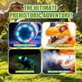 thumbnail image 2 of Xuanlur Dinosaur Balance Bike for 1-3 Year Olds, Toddler Bike with EVA Tires, Light-Up Wheels, Baby Bike with Music & Mist Spray Effects, Dinosaur Ride on Toy, Perfect First Birthday Gift, Yellow, 2 of 7