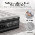 thumbnail image 7 of Ophanie King Air Mattress, 18-Inch Elevated Inflatable Bed with Built-in Pump, Puncture-Resistant, Quick Inflation/Deflation, Portable for camping & Guests, Black, 7 of 7
