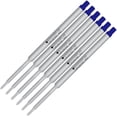 thumbnail image 3 of Lanier Combo Pack - 6 Pack - Monteverde Capless Ballpoint W42 Gel Ink Refill Compatible with most Waterman Style Ballpoint Pens - Blue (Fine Tip 0.6mm), 3 of 3