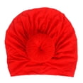 thumbnail image 2 of Ludlz Newborn Baby Hospital Hat Soft Cotton Toddler Kids Girl Head Wrap with Big Bow Cap, 2 of 7
