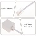 thumbnail image 2 of LOVEVER 2 Pcs Adaptateur Téléphone Jack vers Ethernet Rj11 vers Câble Convertisseur, 2 of 6
