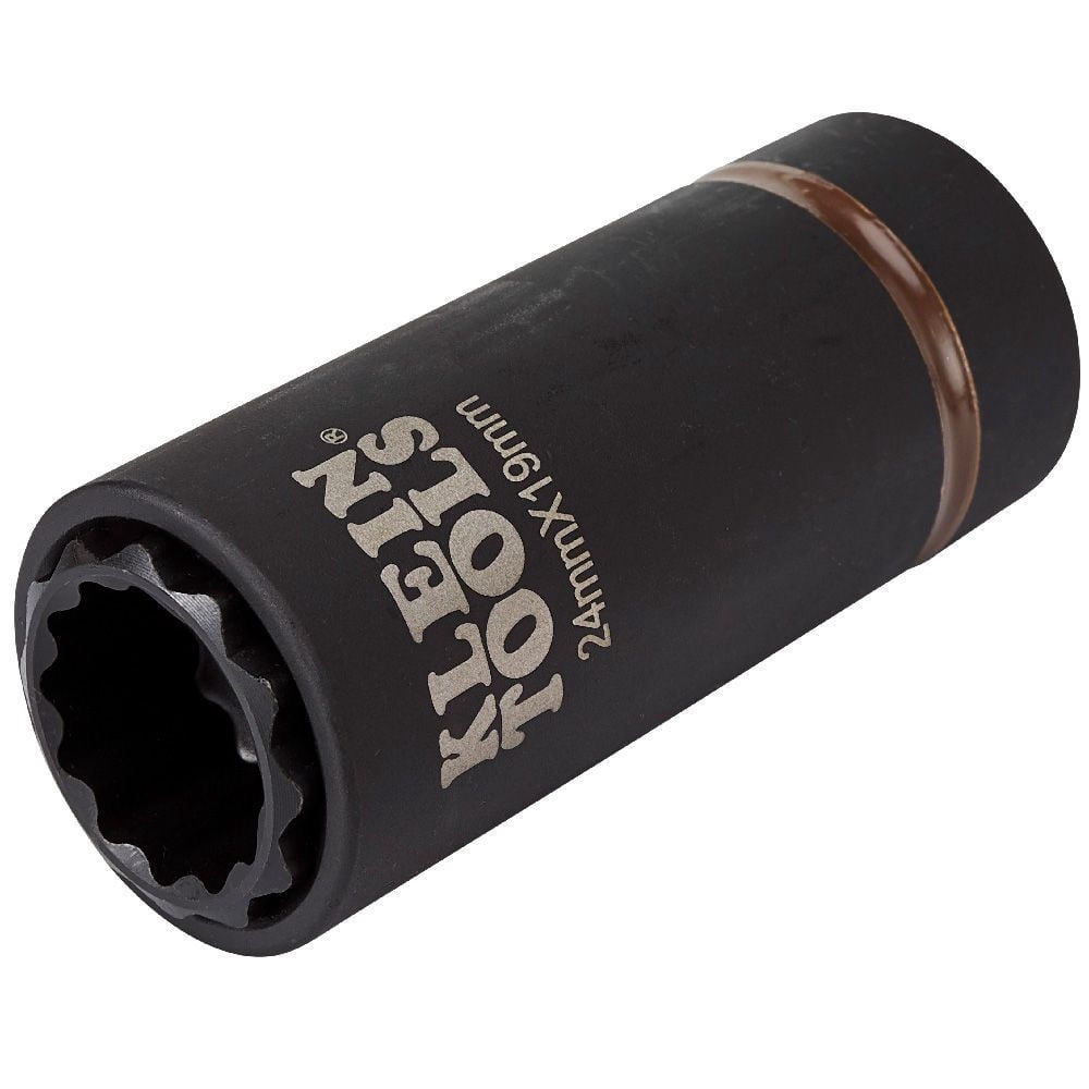 Klein Tools 66050E 5-Piece 12-Point 2-in-1 Metric Impact Socket Set
