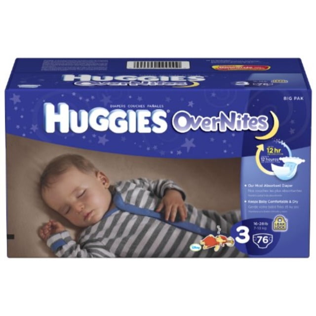 huggies overnites diapers size