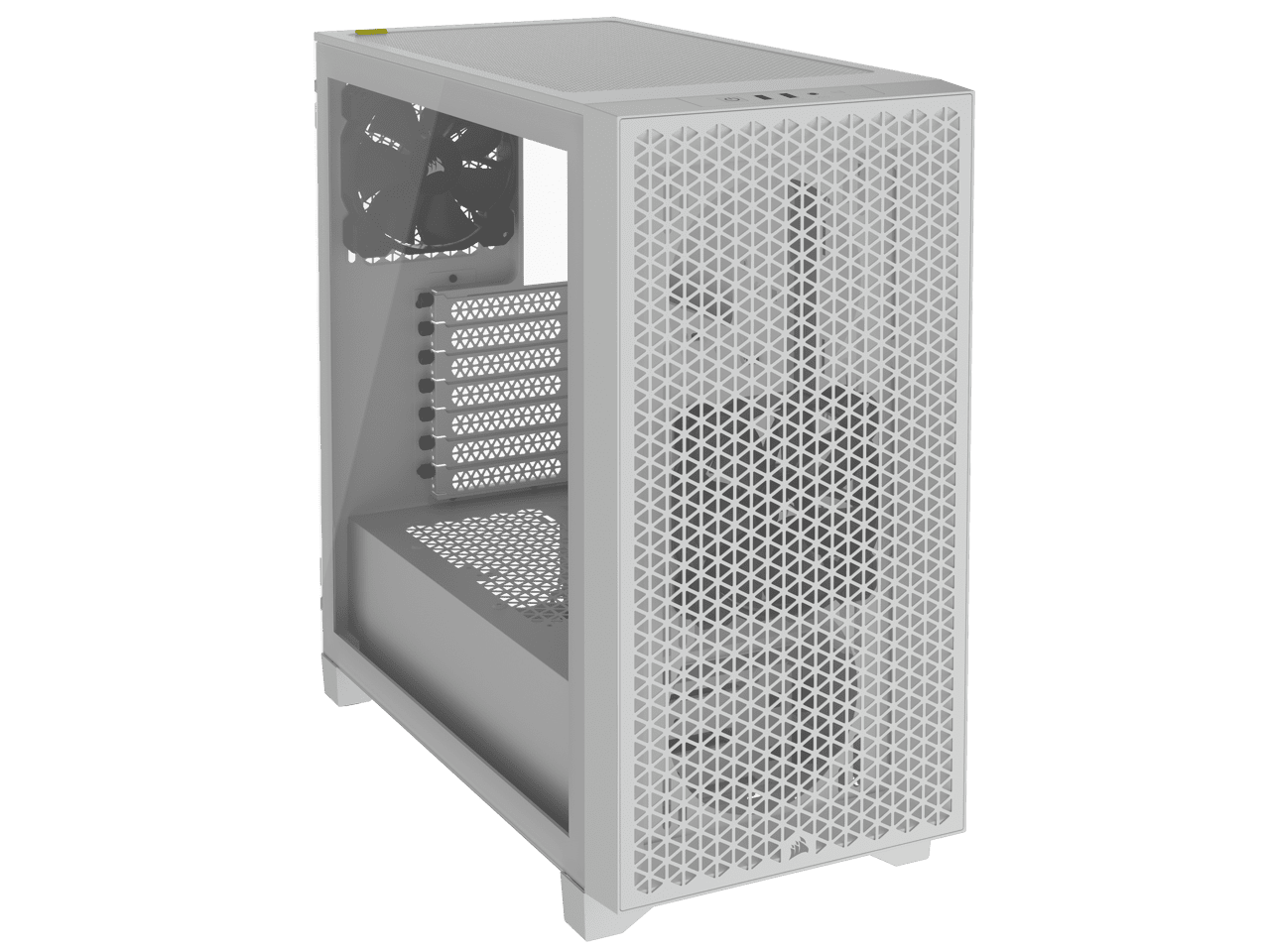 Corsair 2500D AIRFLOW Mid-Tower Dual Chamber PC Case, White CC