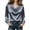 Gray, variant on Women's Elegant Satin Cowl Neck Blouse Long Sleeve Draped Front Tunic Top Loose Fit Pullover Shirt Silky Flowy Dressy Workwear Comfortable Ladies Elegant Top for Evening Wear and Office