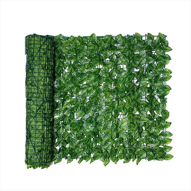Valla de Privacidad de Hojas Artificiales, Rollo de Pared, Valla de Paisajismo, Valla de Privacidad, Pantalla para Jardín Al Aire Libre, Patio Trasero, Valla de Balcón
