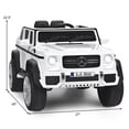 thumbnail image 2 of Patiojoy Licensed Mercedes Benz 12V Electric Kid RC Car Battery Powered Ride On Car White, 2 of 5