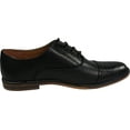 thumbnail image 3 of Via Farinella Mens Lace-Ups Oxford Adult Male Dress Shoes Black 7.5, 3 of 7