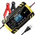 thumbnail image 2 of 12V/8A 24V/4A Smart Car Battery Charger Auto Trickle Charger for Truck AGM Marine, 2 of 8