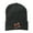 Grey, variant on Halloween Jack o Lantern with a Square Box Embroidered Long Beanie - Red OSFM