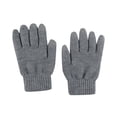 thumbnail image 5 of AWZXDE Mens Gloves Solid Color Winter Thickened Knitted Outdoor Warm Screen Snowman Embroidered, 5 of 5