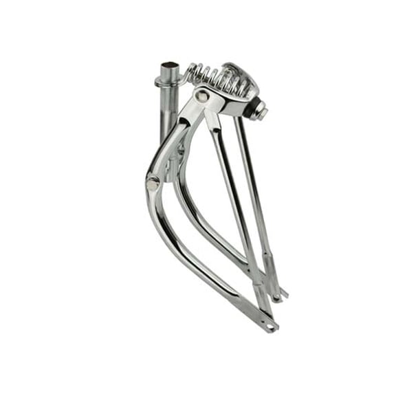 Alta Bicycle 16" Bent Spring Fork 1" (Steel Bicycle Chrome )