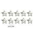 thumbnail image 4 of 10 PCS Star Barrettes Button Hair Accessories for Women and Girls Non- Silver Metal Barrettes by 2000s Style 10PCS, 4 of 9