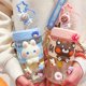 thumbnail image 4 of Kawaii Water Bottle - Cute Water Bottles With Straw And Stickers Portable Cartoon Bear Water Bottle Leakproof Sports Water Bottle For Outdoor Sports T, 4 of 4