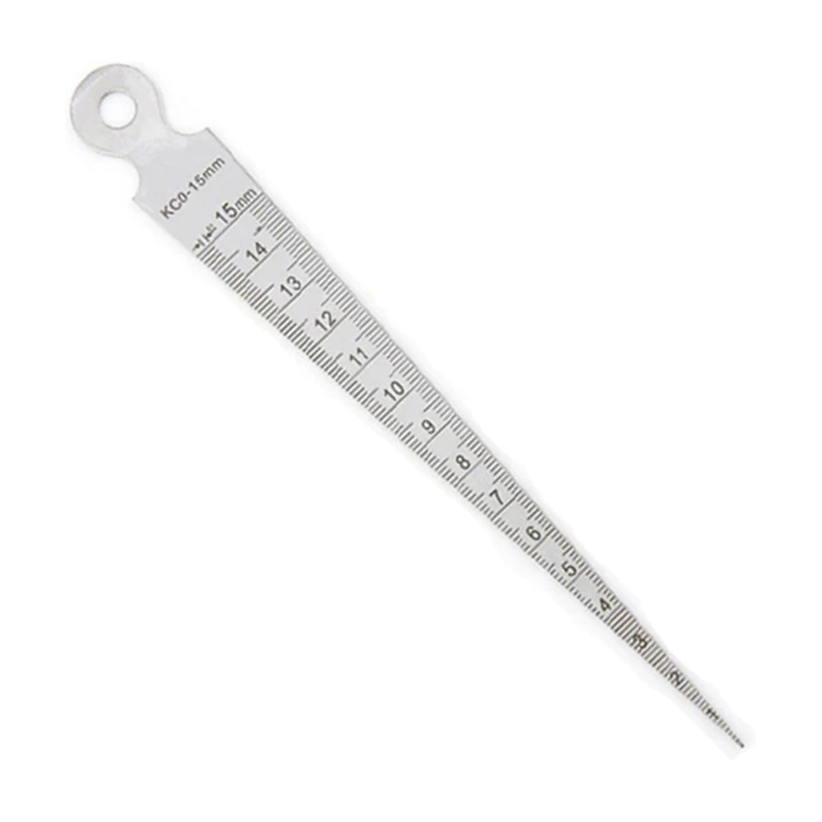 1-15mm Wedge Feeler Gauges For Measurement Clearance Ruler Gap Ruler Filler Gauge Measuring Probes Thickness Meter Steel Ruler ,Easy Identification