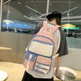 thumbnail image 5 of Sac à Dos Mode Simple Contraste Couleur pour Étudiants, Nouveau Sac à Dos pour Femmes, Sac de Voyage Grande Capacité pour Étudiantes de Collège et Lycée, Motif Rabbit Mignon, 5 of 5