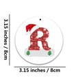 thumbnail image 2 of Holloyiver Christmas Tree Decoration Pendant Personalized Christmas 26 Letter Ornaments Christmas Tree Letter Decoration Pendant for Xmas Tree Home Decor, 2 of 8