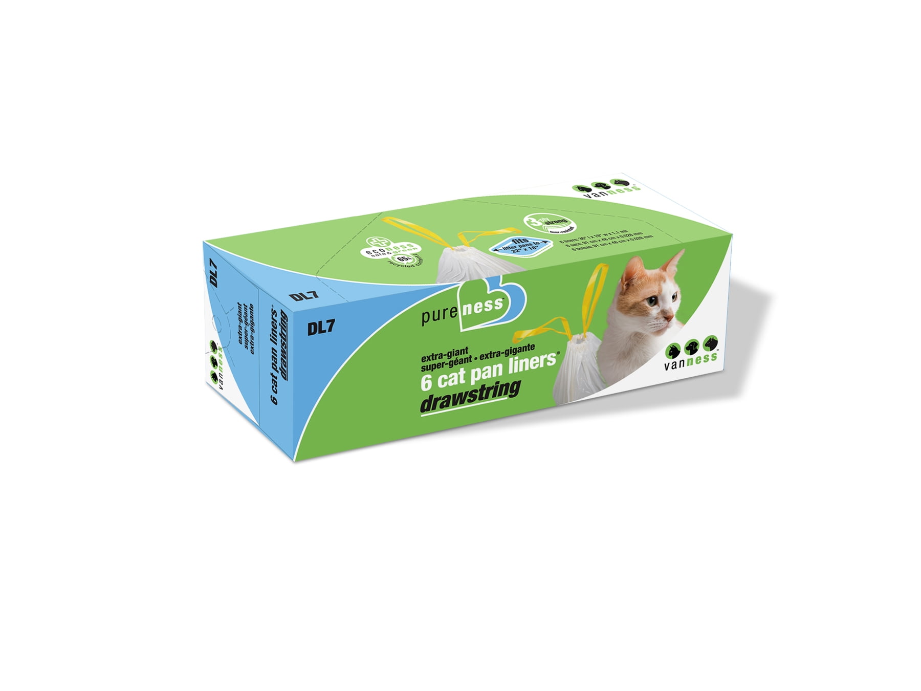 NEW Cat Litter Box Liners 30 Count Drawstring Cat Waste Liners FREE SHIPPING 