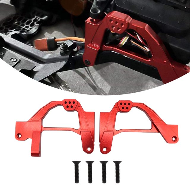 Soportes de Torres de Choque Frontal 2 uds Hugo para Axial SCX6 Rojo