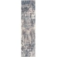thumbnail image 3 of Mark&Day Area Rugs, 3x10 Loire Modern Teal Runner Area Rug, Blue Cream Grey Carpet for Hallway, Kitchen, Bedroom or Living Room (2'7" x 10' Runner), 3 of 8