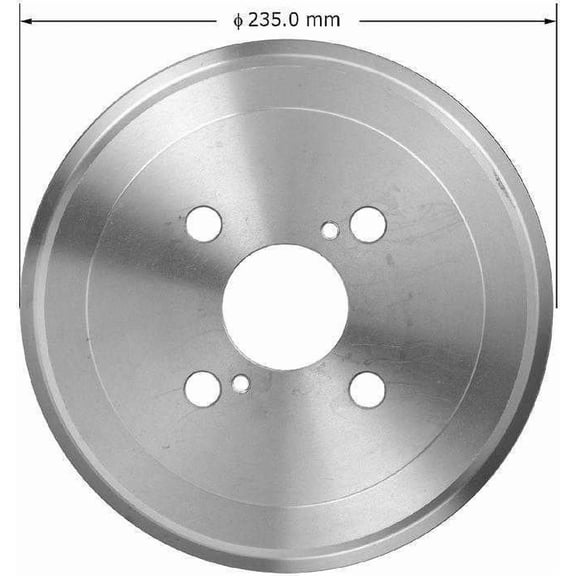 BENDIX PREMIUM PDR0515 - Brake Drum Fits select: 1989-1992 TOYOTA COROLLA DLX, 1989-1992 GEO PRIZM