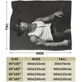 thumbnail image 3 of Matthew McConaughey Blanket Bedding Fleece Blanket Soft Throw Blankets Lightweight Anti-Static Blanket - 3 Sizes, 3 of 5