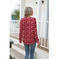 thumbnail image 5 of Weardear Womens Long Sleeve Tunic Tops Fall Dressy Casual Trendy Blouses Pleated Shirt, 5 of 6