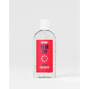 WearSPF S.O.S Aloe Gel with 97% undiluted aloe gel for soothing and hydrating skin post-sun or post-shave