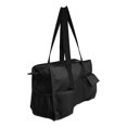 thumbnail image 5 of Solid Color Zipper Top Organizing Game Day Tote Diaper Bag Weekender Tailgate Can Be Personalized Blank - Black, 5 of 5