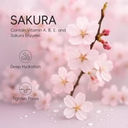 2-in-1 Sakura Eye Serum and Eye Roller, Eye Massager Roller Lifting, Eye Cream for Nourishing Relieve Eye Bags, Dark Circles, and Puffiness, Fine Lines, Under Eye Treatment Cream