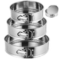 3 Pcs Springform Pan Set, 7