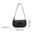 thumbnail image 4 of Bolso Hombro Mujeres Bolsillo Múltiple Informal Axila (), 4 of 6