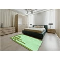 thumbnail image 4 of Ahgly Company Indoor Square Patterned Green Snake Green Area Rugs, 7' Square, 4 of 6