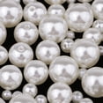 thumbnail image 4 of 100 piezas blancas s rellenos de florero perlas imitadas perlas fabricación de joyas perla decoración del hogar artículo popular regalo hecho Baoblaze Perlas de perlas redondas blancas, 4 of 8
