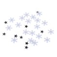 thumbnail image 4 of Navidad de Nieve Estrellas Confetti Scatter Party Decoración Colco Navidad confeti de copos de nieve, 4 of 5